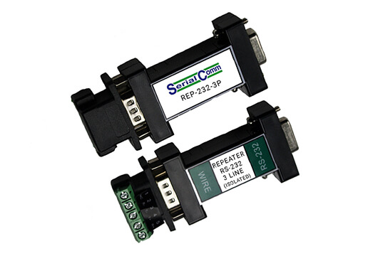 Isolated 3-Wire RS232 Repeaters